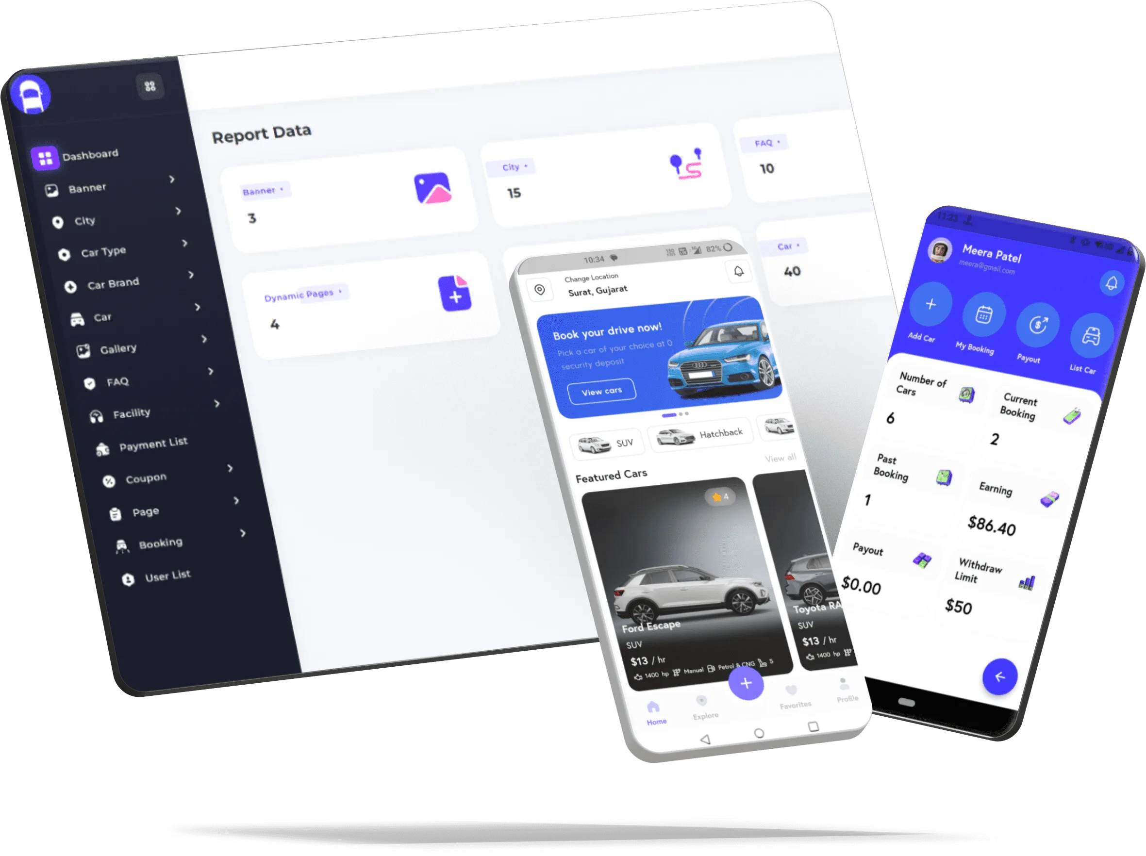 White Label Car Rental App - Turo Clone Ready In 2 Days hero preview