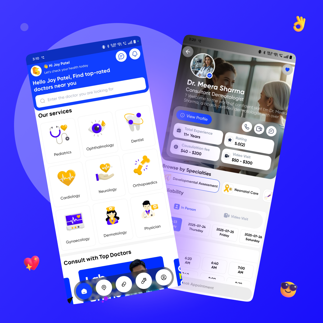 Doctor appointment booking app solution by CSCODETECH