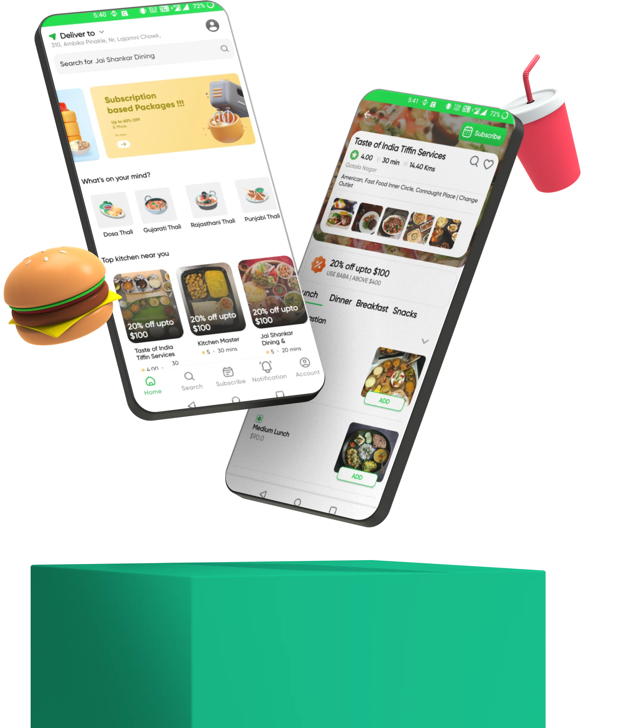 Lunchbox Customer App screenshot