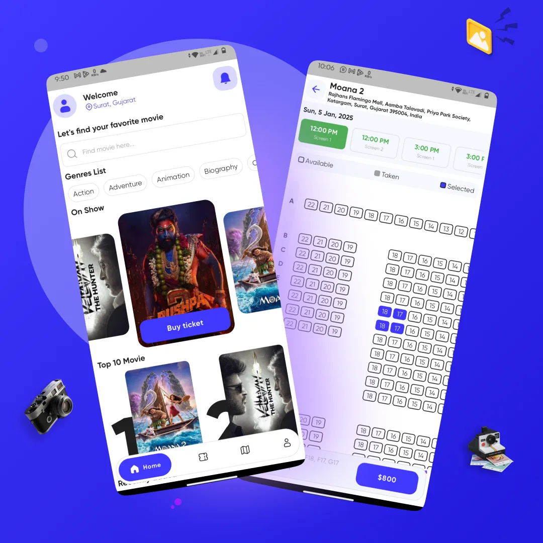 Online Movie Ticket Booking App