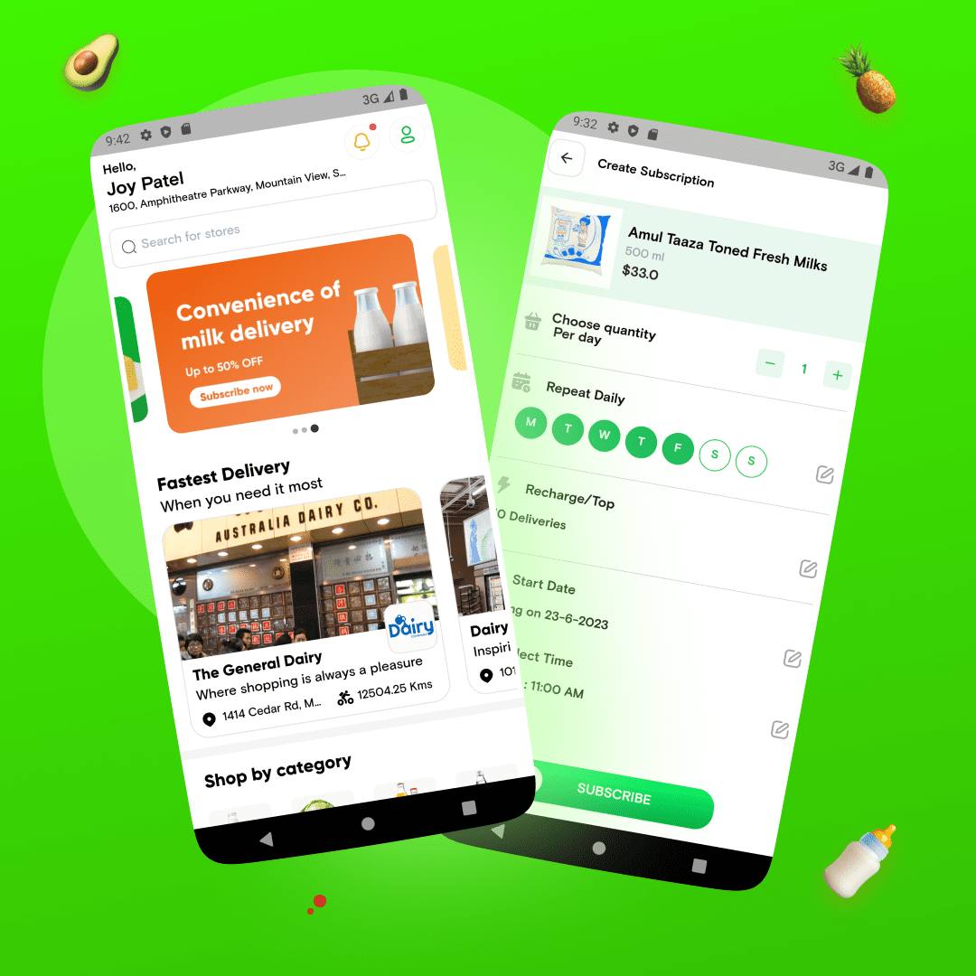 Milk Subscription App by CSCODETECH
