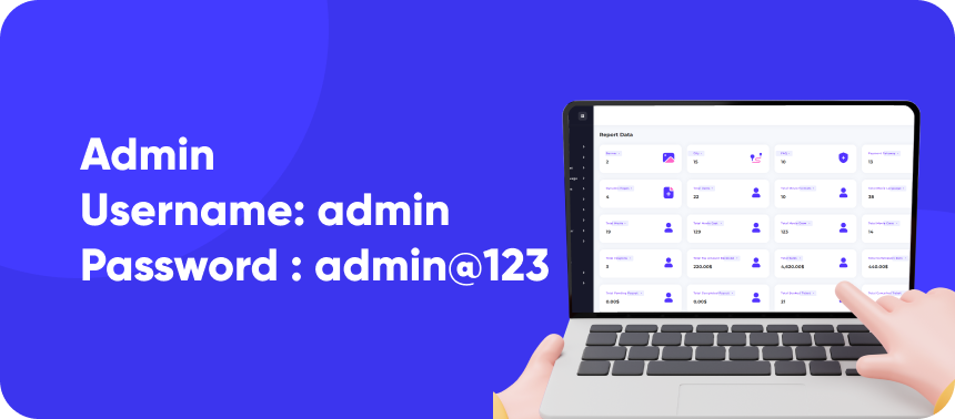Bookmymovie Admin panel demo preview