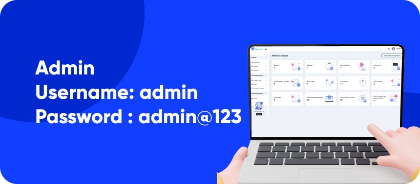 Fastlaundry Admin panel demo preview