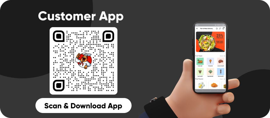 Fishandmeat Customer app demo preview