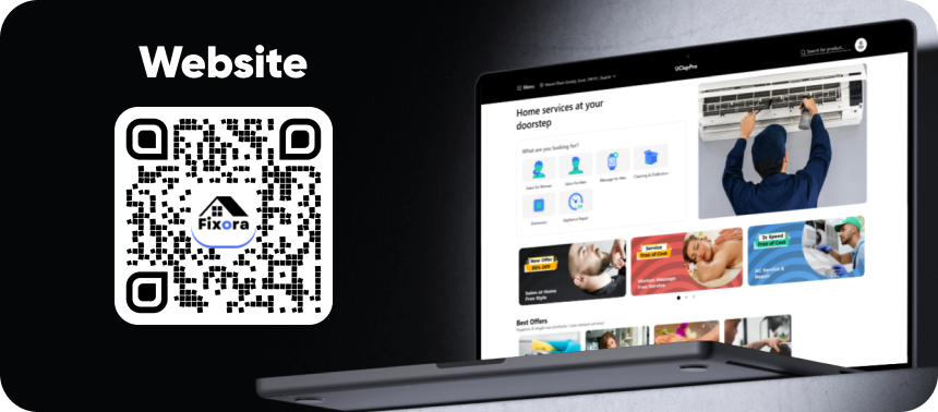 Fixora Website app demo preview