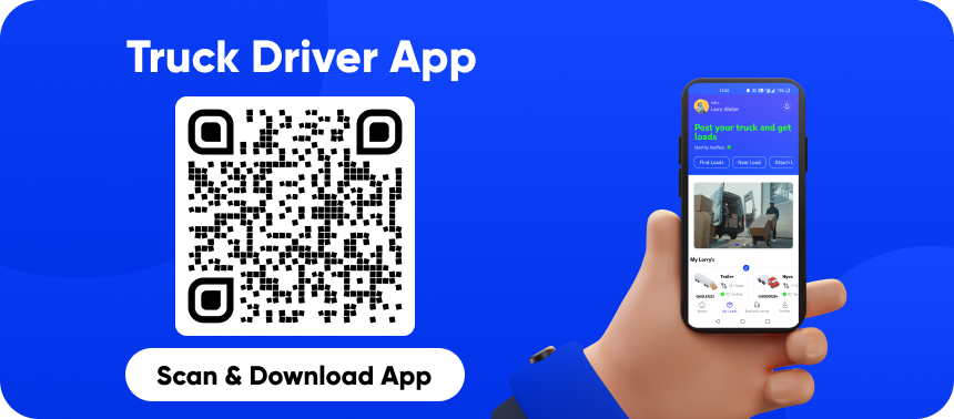 Moversflutter Truckdriver app demo preview