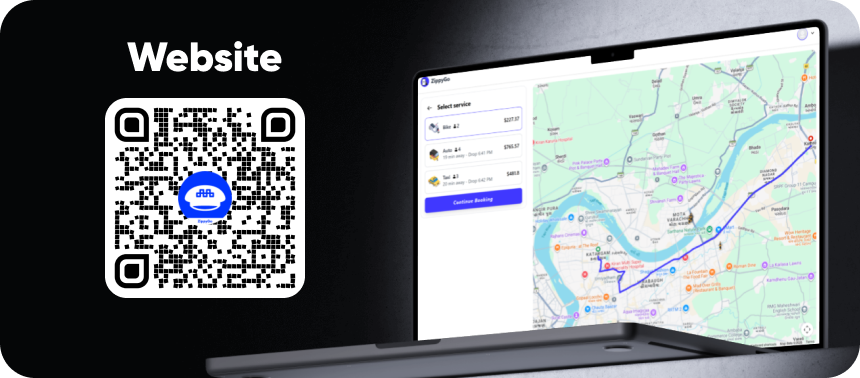 Zippygo Website app demo preview
