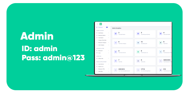 Deliveryking Admin Panel demo preview