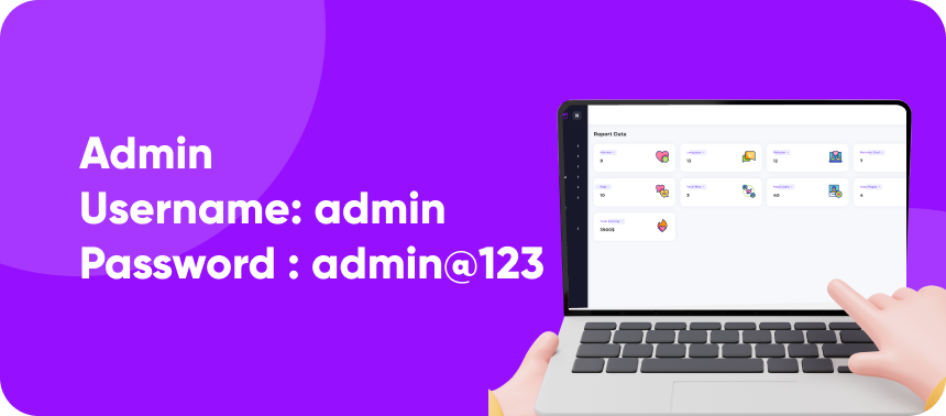 Gomeets Admin panel demo preview