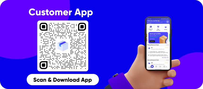 Goparcel Customer app demo preview