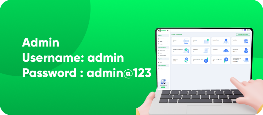 Milkyway Admin panel demo preview