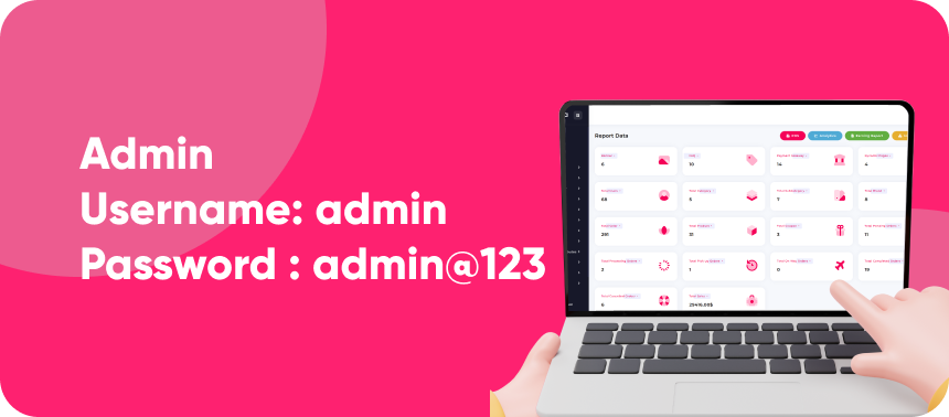 Zyntra Admin panel demo preview